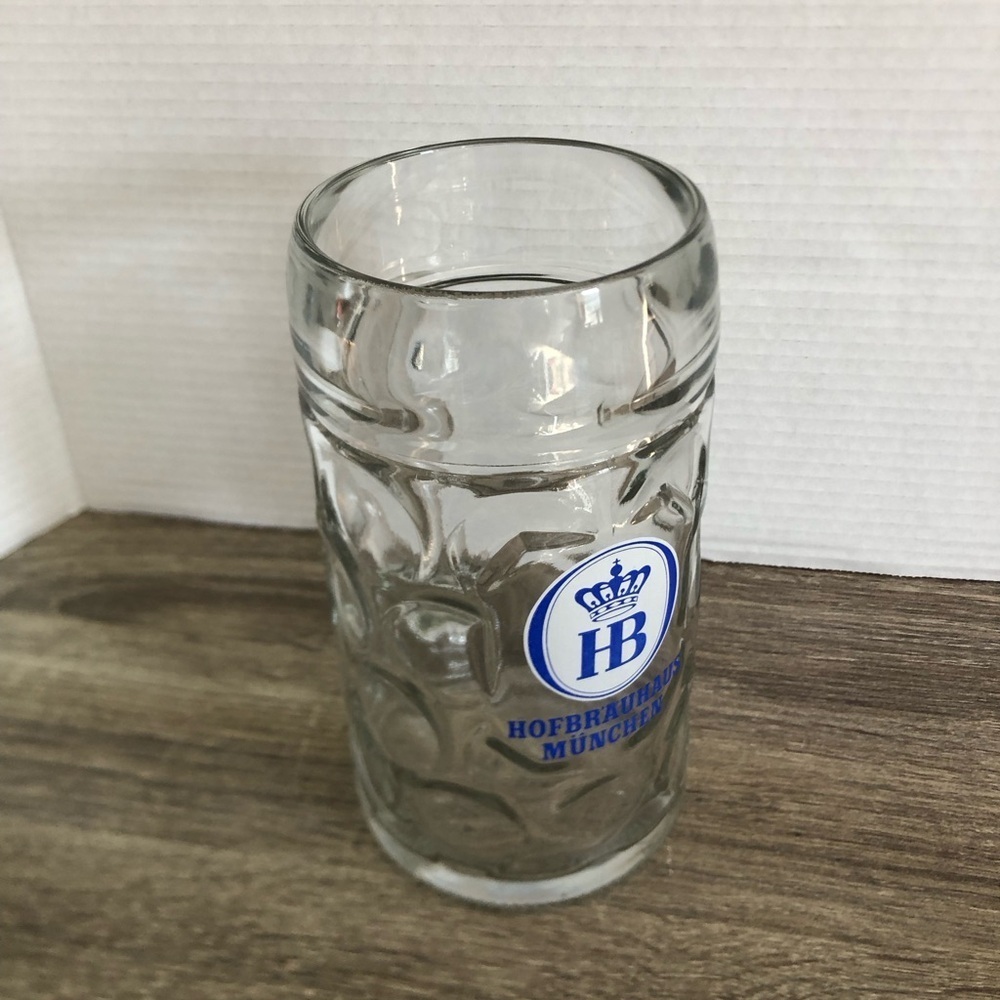 Hofbrauhaus Munchen Glass Beer Mug